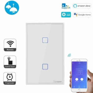 SWITCH 2C MODULO INTELIGENTE CONTROLADOR DE LUCES Y TOMAS
