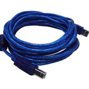 Cable USB para impresora. Azul 10m